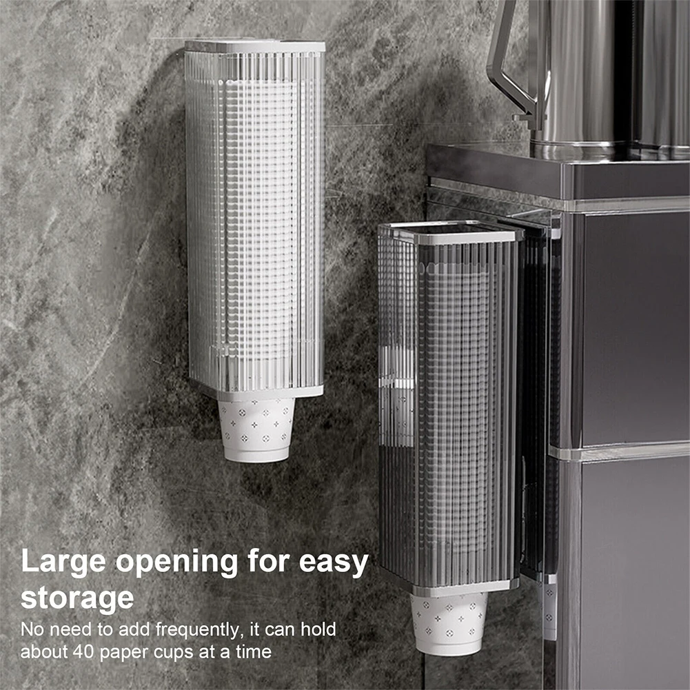 

Disposable Paper Cup Dispenser Wall Mounted Cup Holder Punch-free Cup Container 2025 Hot Sale Brand. New And High Quality