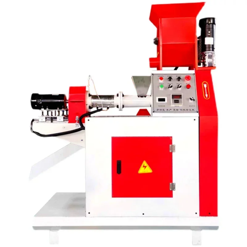 New Fully Automatic Feed Extruder, Floating Aquaculture Pellets, Fish Feed Extruder, Dog Food Machine(Customized)