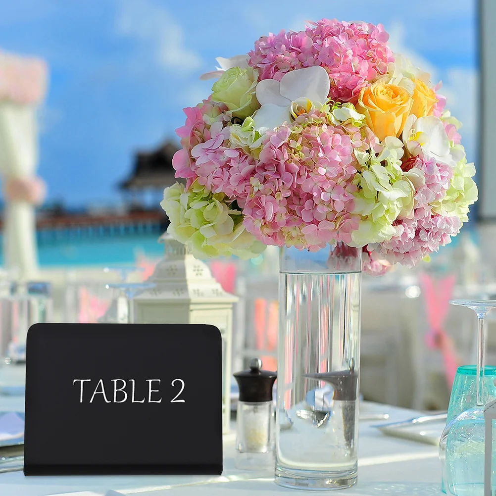 15 Pcs Acrylic Message Blackboards Decor Chalkboard Home LED Small Wedding Writing Baby