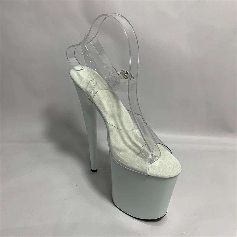 Fashion and sexy 20cm high heels, khaki waterproof platform, party and banquet show sandals