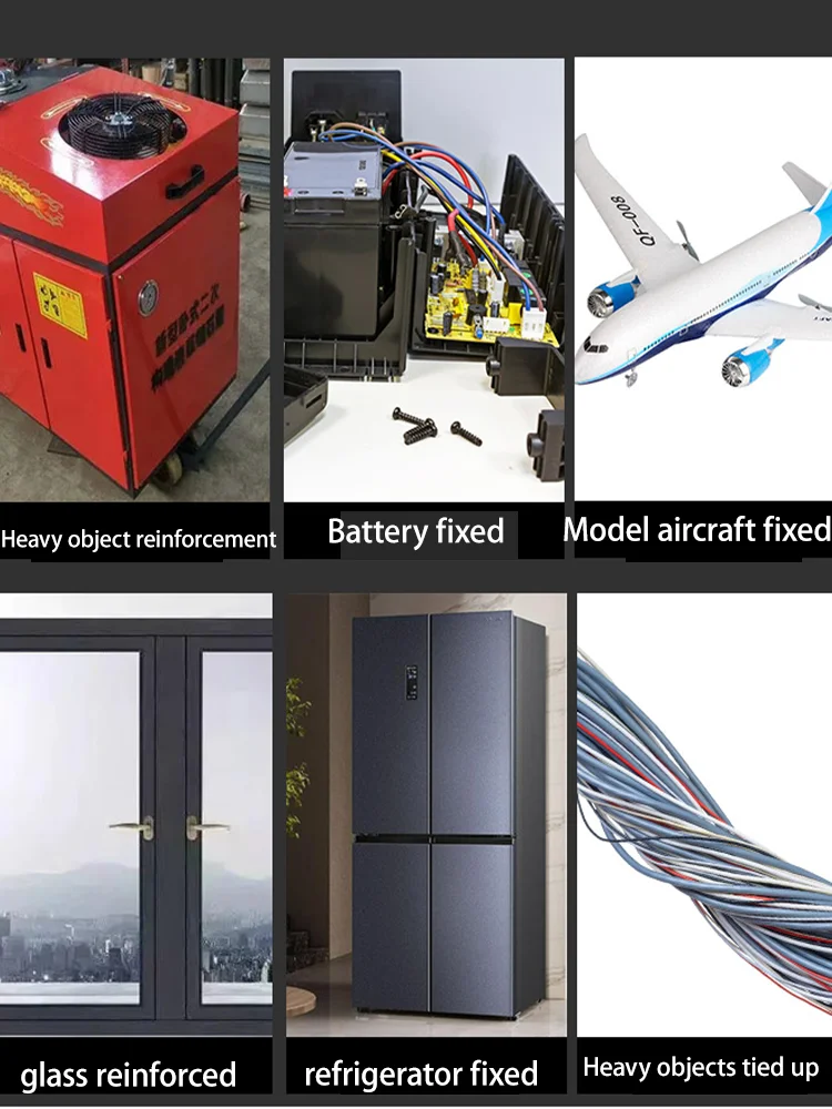 1 roll Transparent Fiber Tape strongly fixes model lithium battery refrigerator and bundles heavy objects fiberglass tape