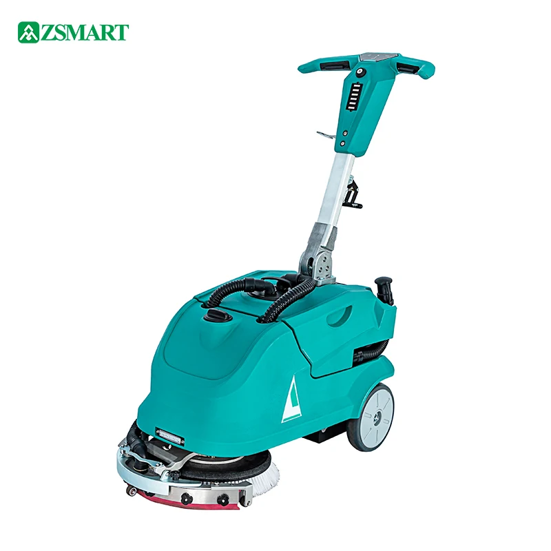 

Small Walk Behind Vinyl Floor Scrubbing and Waxing Machine Professional Floor Cleaner Scrubber for Commercial Cleaning Pro