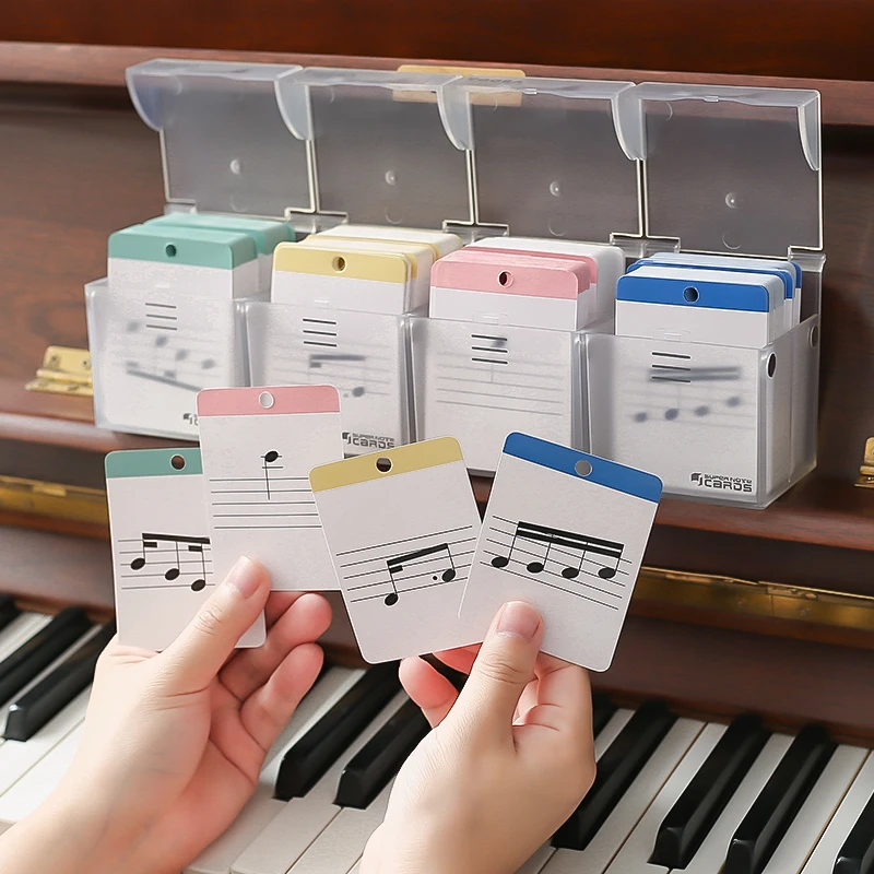 Children\'s Musical Notation Learning Card Over 500 Cards Piano Staff Music Sheet Learning Accessories Guitar Accessories