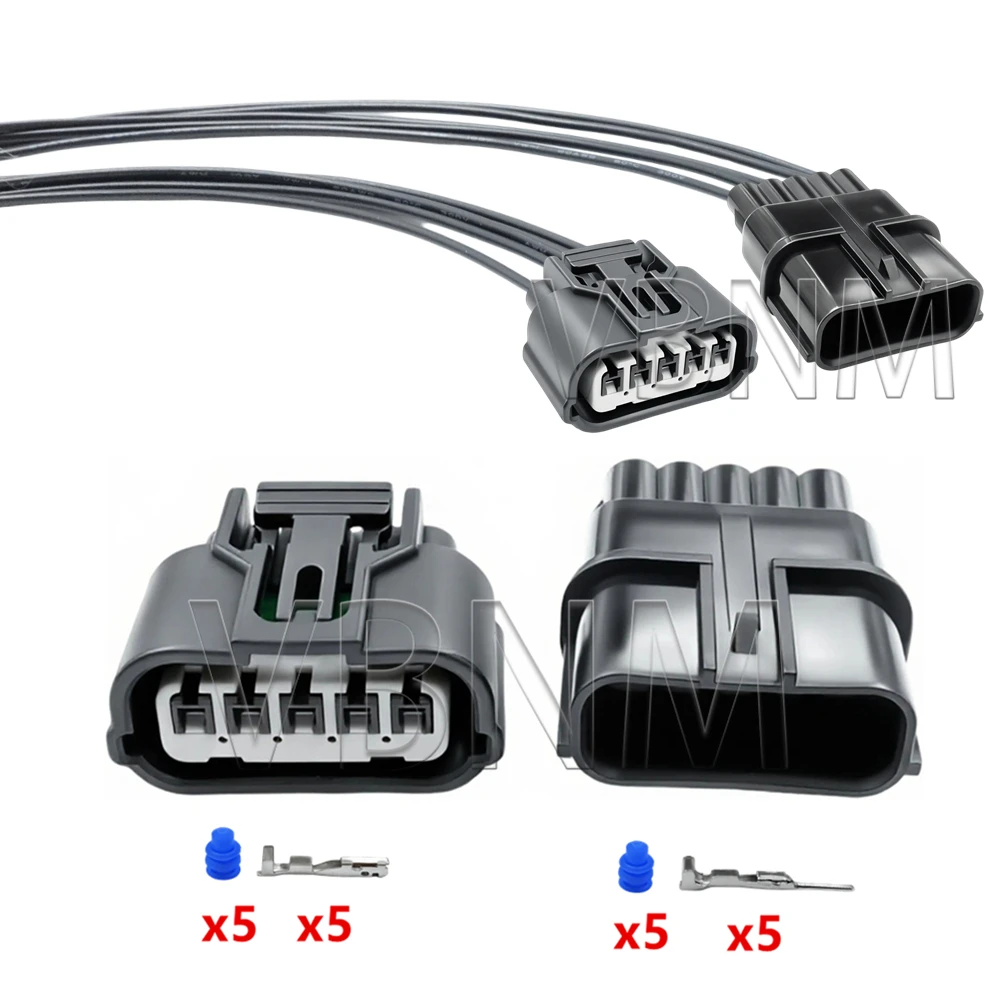5 Pin 6189-1081 6918-2128 Car Waterproof Plugs AC Assembly Auto Intake Pressure Oxygen Sensor Plug Sockets For Honda