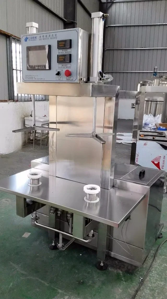 Dubbele kop biervat wasmachine