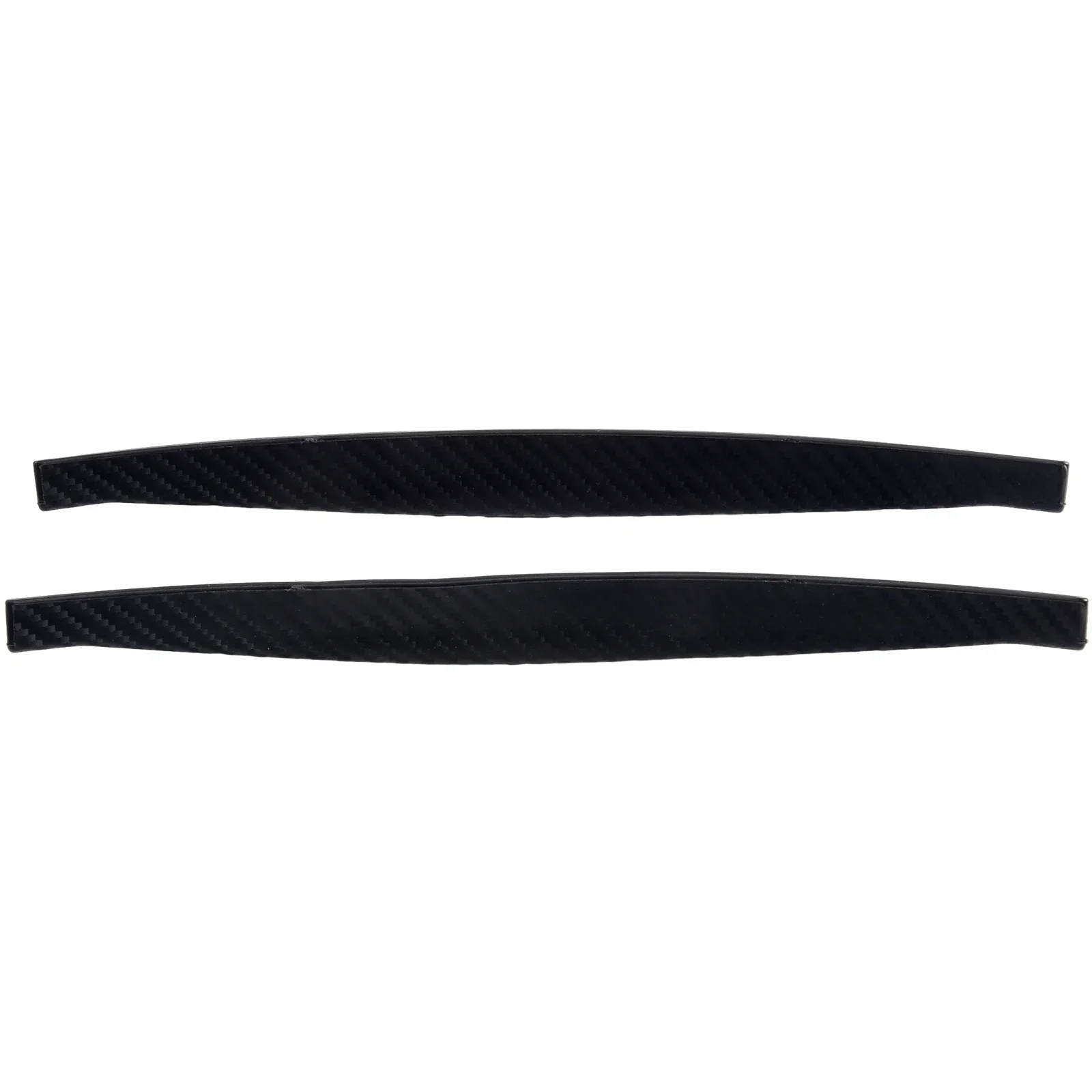 Lip Strips Protection Strip Car Accessories Carbon Fiber Black Pair Of Replacement Splash Guard Parts Practical