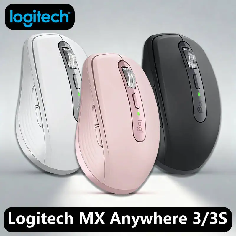 

Logitech MX Anywhere 3S, 8K DPI Sensor, Darkfield on Glass, 70-Day Battery, Silent Operation