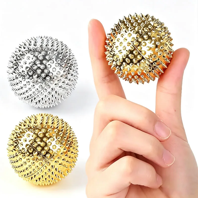 Magnetic Therapy Massage Balls Hand Exercise Stress Relief Fidget Toys Quiet ADHD Anxiety Autism Focus Relaxing Gifts Adults