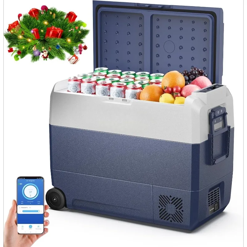 Car Refrigerator,Portable Car Freezer Fridge ControlElectric Cooler  for Travel,Camping