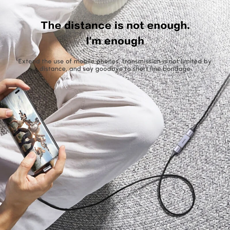 UGREEN 암-암 USB 어댑터, 5Gbps 고속 USB 연장 커넥터