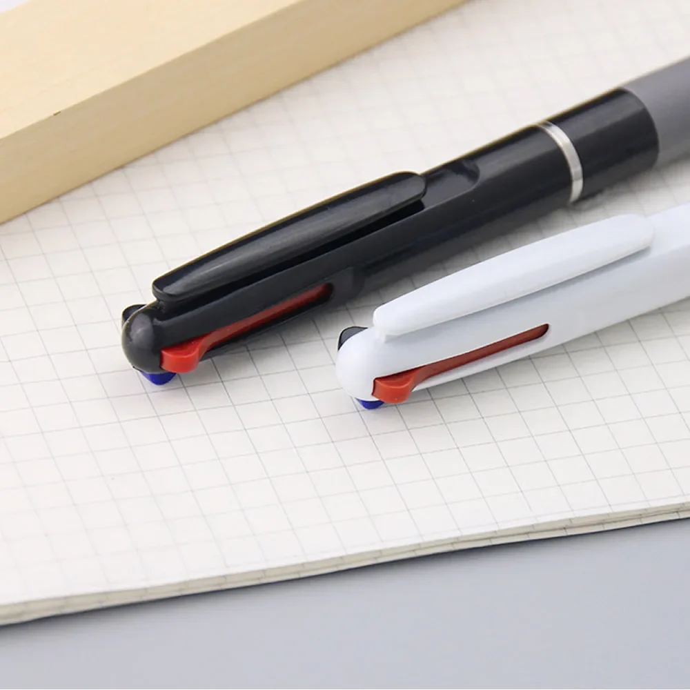 10 Teile/satz 3 in 1 Rot/Schwarz/Blau Tinte Farbe 0,7mm Student Kugelschreiber Kugelschreiber Schreibwaren schule Liefert Büro Zubehör – Detail 3