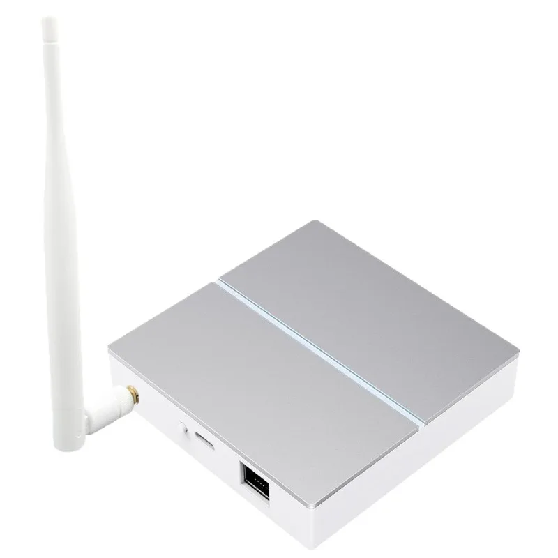 

Wired enhanced gateway, smart home hub gateway with external antenna