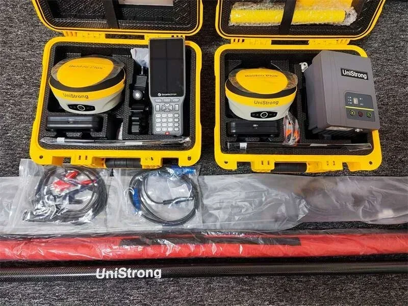 بطارية خارجية عالية الدقة 1408 قناة Imu Unistrong G970II Pro Gnss Gps Base and Rover