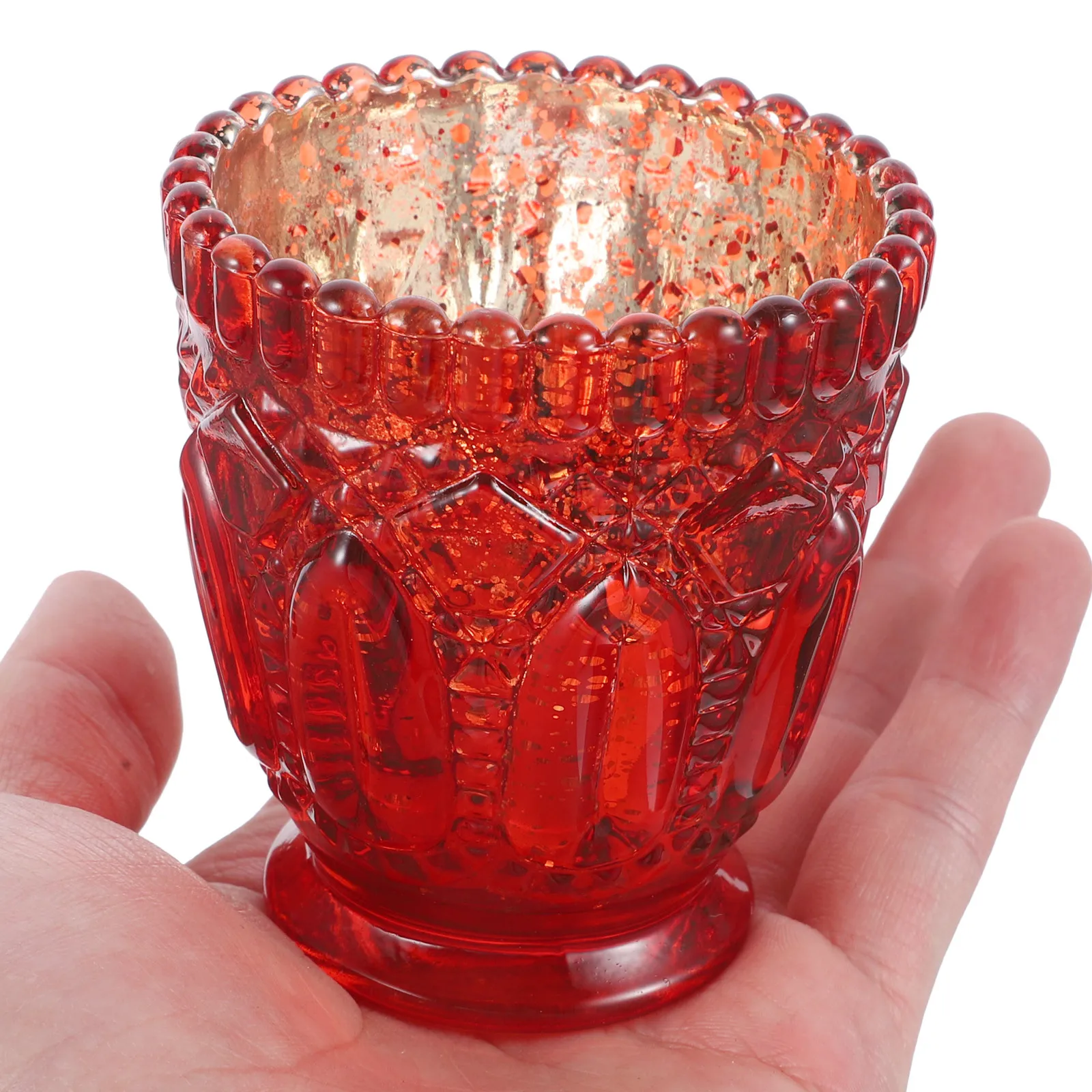 

Vintage Holder Premium Glass Creative Design for Wedding Home Decor Romantic Candlestick Decorative Tea Light Stand