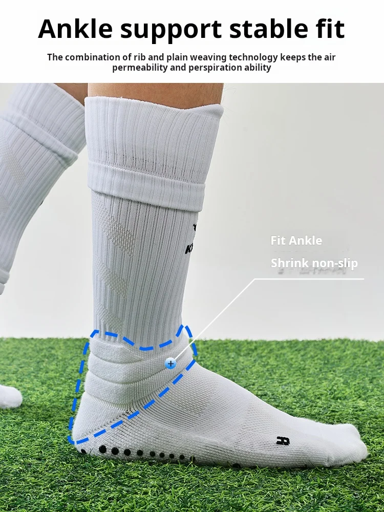 Kelme Football Socks Men\'s Middle Tube Thick Towel Bottom Youth Professional Competition Training Non Slip Socks