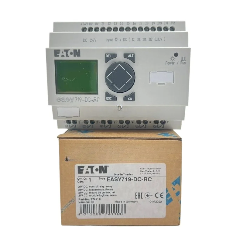 Eaton Muller, programming control relay EASY719-DC-RC original brand new