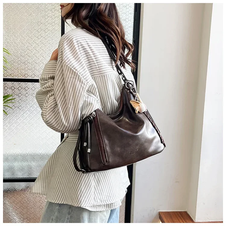 Multifunktionale Damen-Tragetasche für den täglichen Gebrauch, Umhängetasche, Crossbody-Tasche, modisch, vielseitig, neuer Stil 2026, Bolso Mujer Handtasche – Detail 14