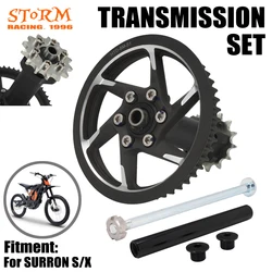 Motorcycle Motocross Front Fork DNM Shaft Rear Tire Axle Tools Bottom Axis Flat Fork Shaft Transmission For Surron Sur-Ron X S
