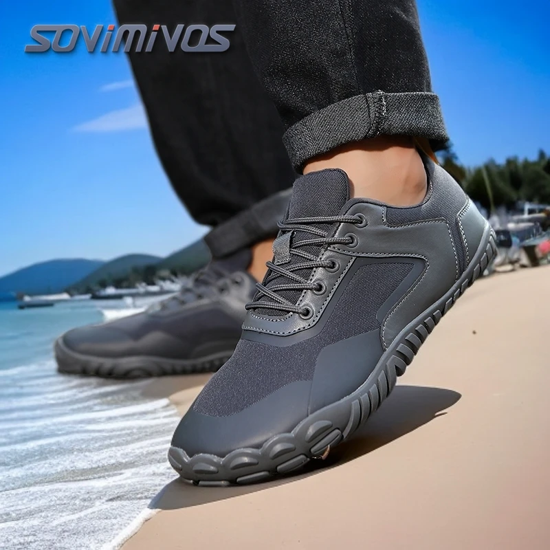 

Men Barefoot Shoes Lightweight Walking Shoes Wide Toe Box Flexible Zero Drop Sneakers for Women Summer Minimalist Casual Shoes