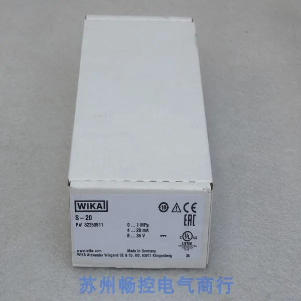 * Spot Sales * Brand New German WIKA Pressure Sensor S-20 Spot 0... 1MPA