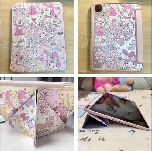 Imagen 2 del producto Sanrio My Melody Funda para iPad Funda ipad A16 9th 10th 11th Gen Funda para tableta Air3 4 5 M2 M3 Pro4 5 6 M4 Mini 6 7 Funda protectora
