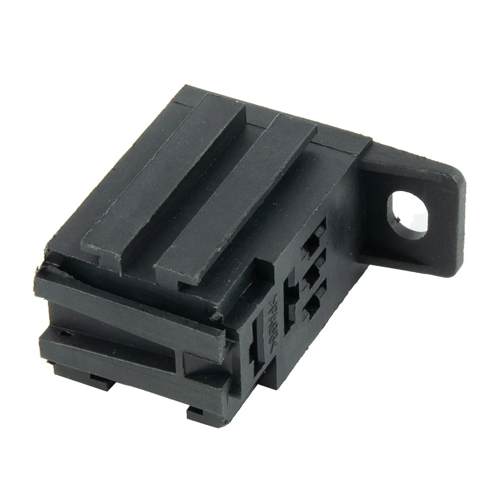 Premium Car Automotive Relay Socket, 5pcs 12V24V 60AMP 5Pin, Connectible Interlocking Sockets, Ensures Performance