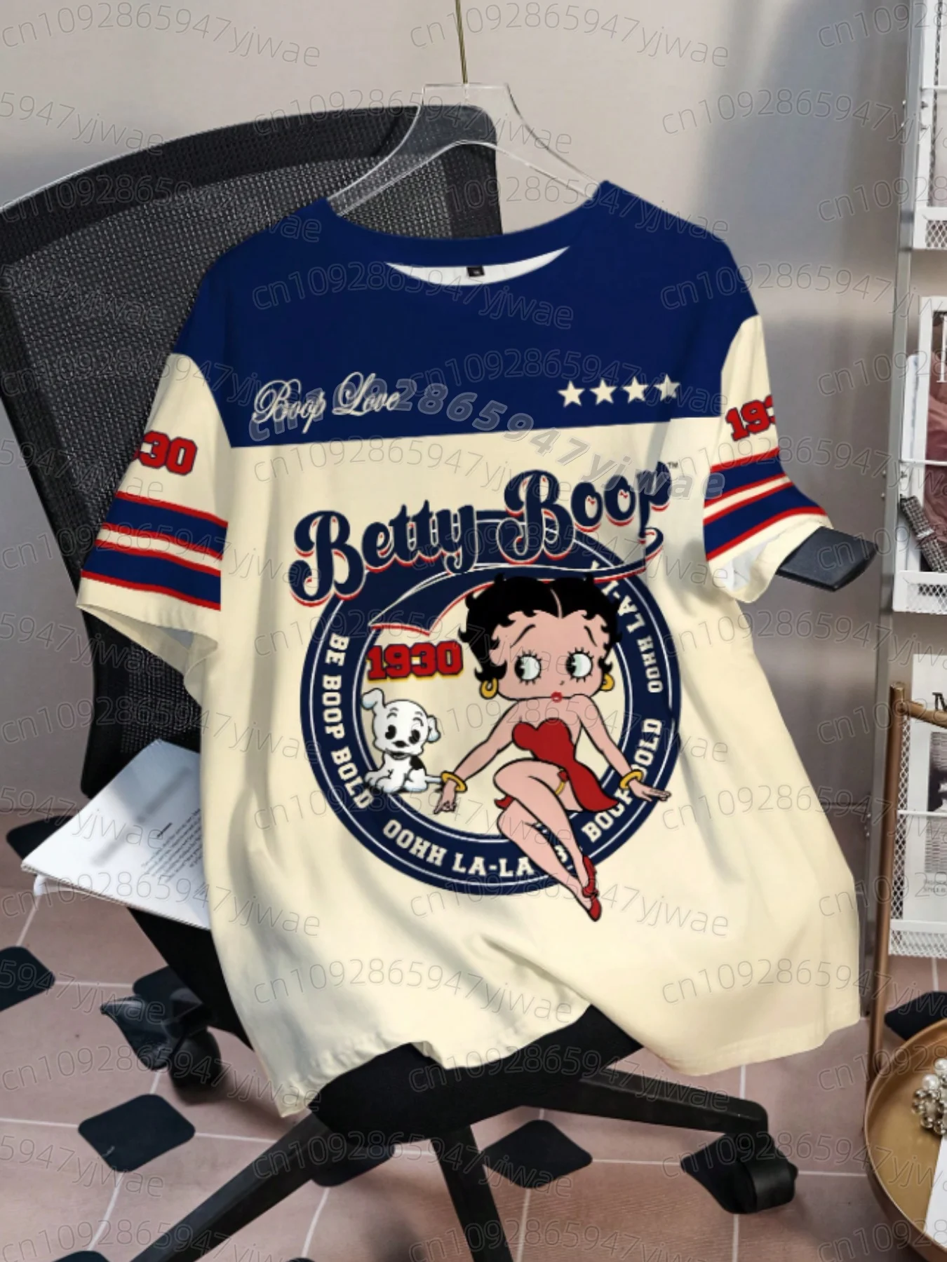 2026 KIDS Cartoon Betty Boop Print Herren Damen Kurzarm-T-Shirt Lässiger 3D-Druck Sommer MÄNNER FRAUEN Sport-Oberteile KIDS T-Shirt – Detail 16