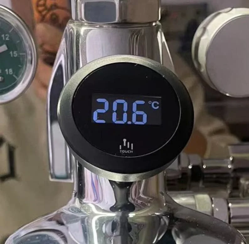 E61グループコーヒーマシン用の温度計、精度モニタリング、タッチバックライト