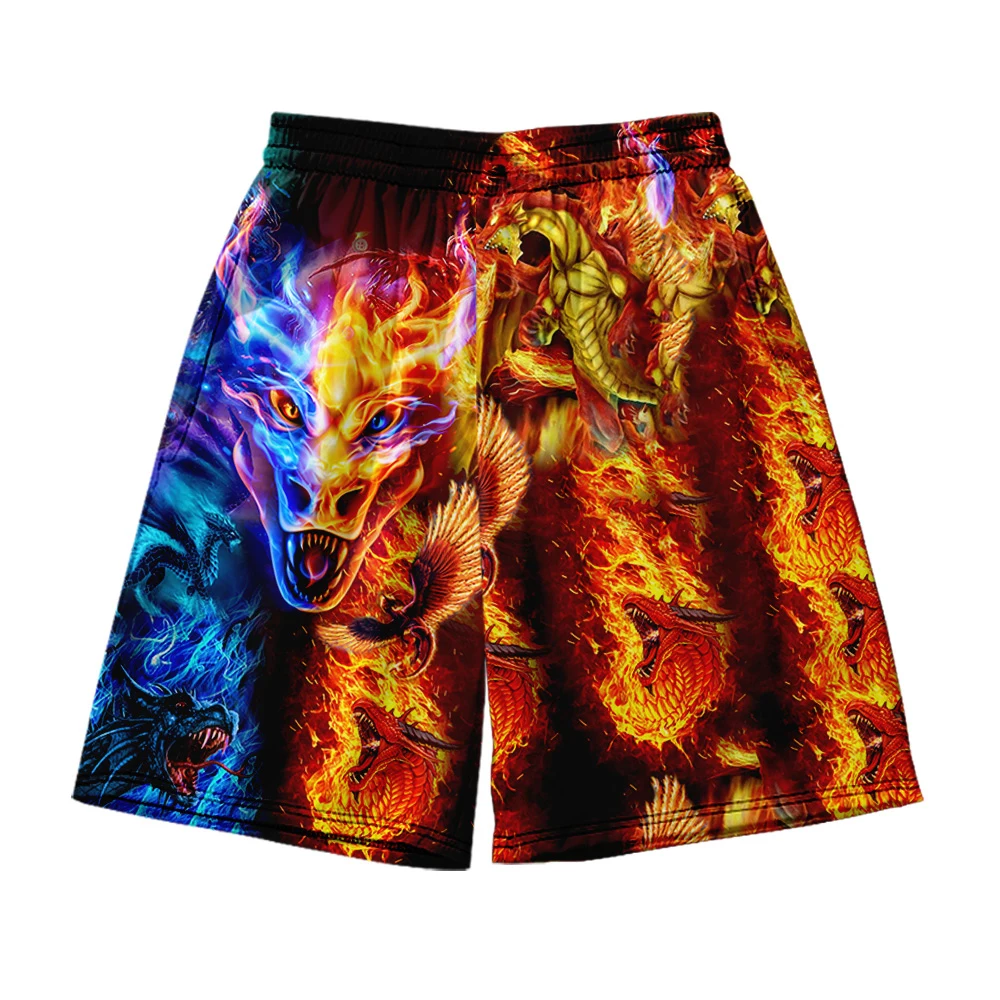 

Hawaiian Beach Shorts Men's and women's clothing 3D digital printing casual shorts Fashion trend couple Pants