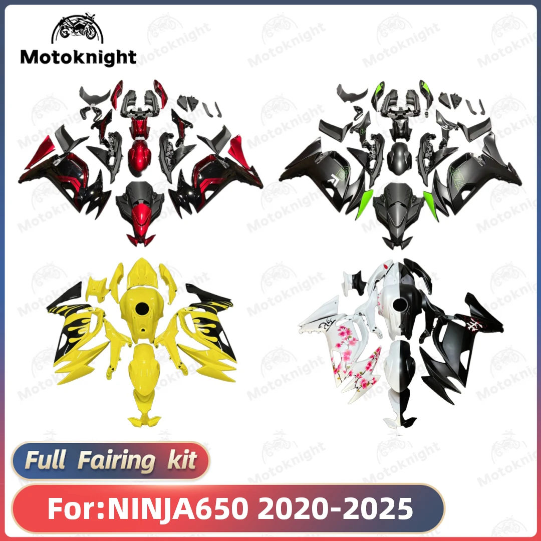 New ABS Motorcycle Fairing Kit Fit For KAWASAKI NINJA650 ZX650 2020 2021 2022 2023 2024 2025 Custom Fairings Kits Bodywork Shell