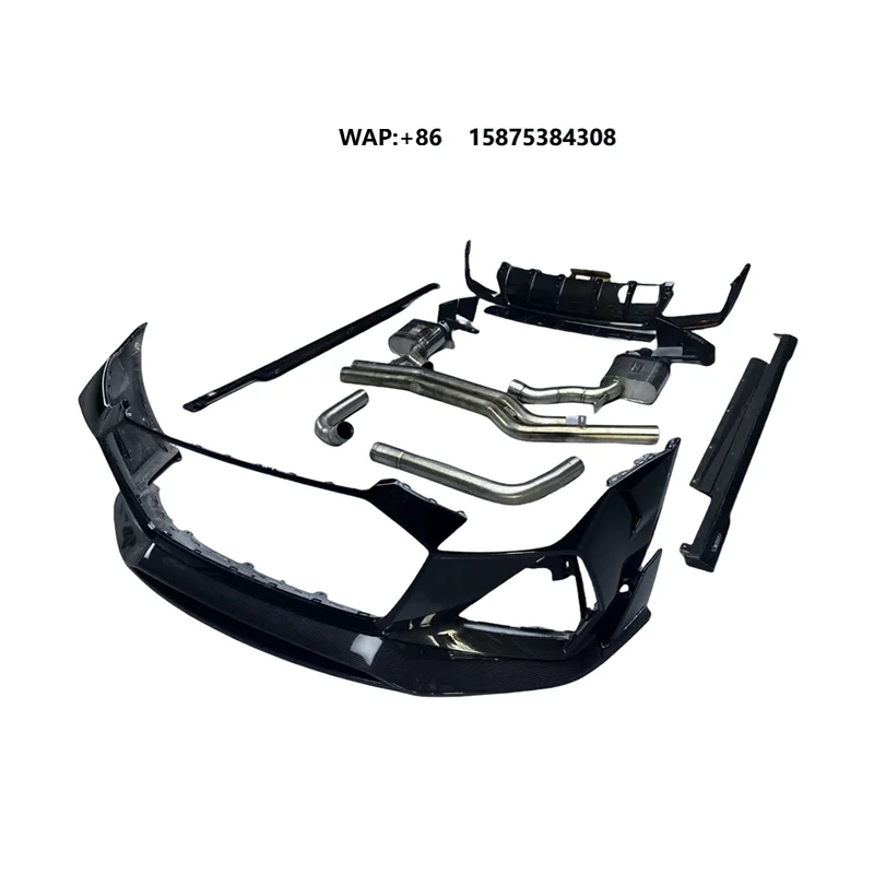 LANOUT RS6 Upgrade M Style Dry Carbon Fiber Full Set Body Kit  RS6 Avant #quattro 4.0 (2013-2024) Polished Finish Perfect