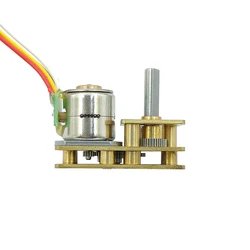 GM1024-10BY Mini Tiny 10 mm tandwielstappenmotor 2-fase 4-draads stappenmotor Volledig metalen versnellingsbak Omgekeerde as Precisiebesturing