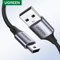 Ugreen Mini USB Cable Mini USB to USB Fast Data Charger Cable for MP3 MP4 Player Car DVR GPS Digital Camera HDD Mini USB