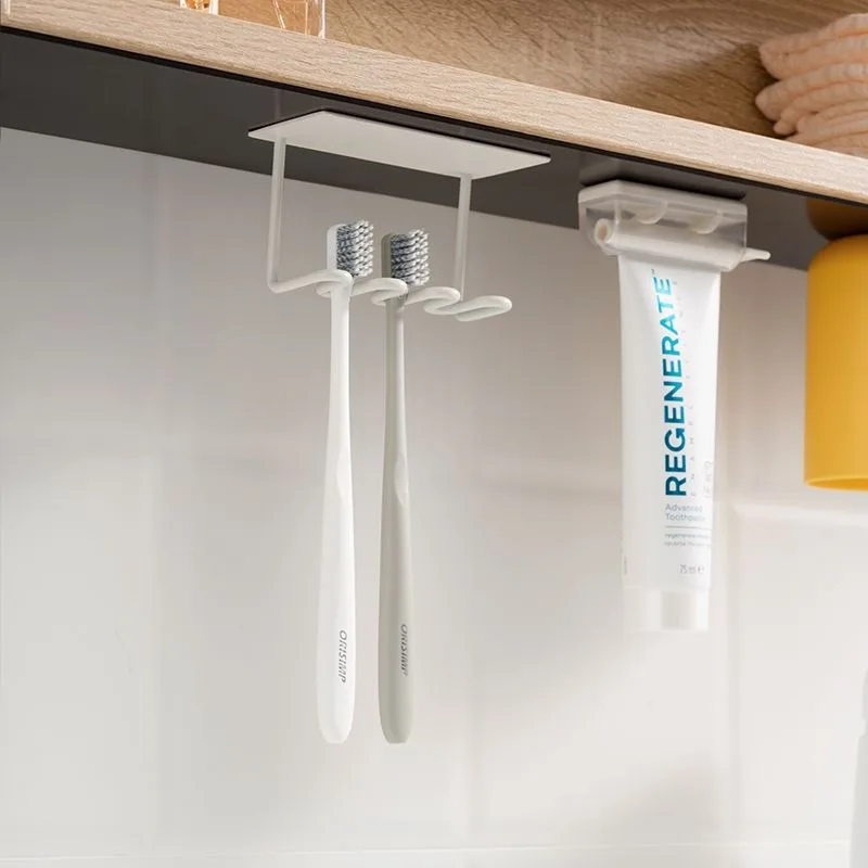 

Magnetic Toothbrush Holder Drainer Wall Mounted Toothbrush Glasses Bracelet Organiser Bathroom Accessories