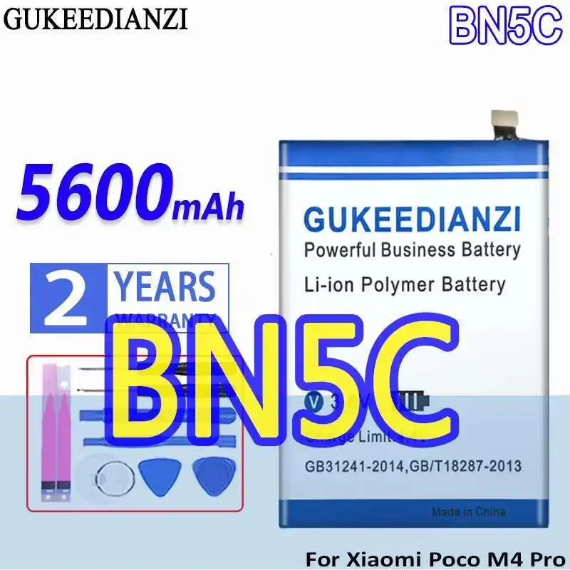 

Durable 5600Mah BN5C For Xiaomi Poco M4 Pro M4pro 5G Mobile Phone Battery Safe