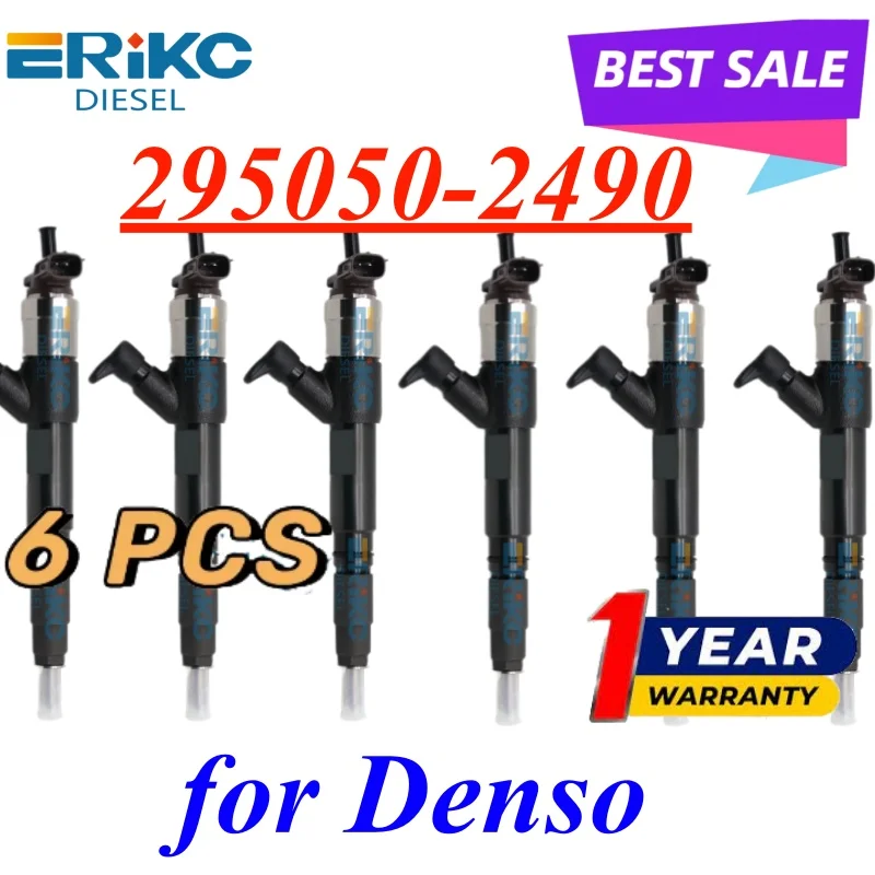 

6PC 295050-2490 Common Rail Injector 2950502490 FOR Cummins QSB3.9 QSB5.9 ENGINE 5367913