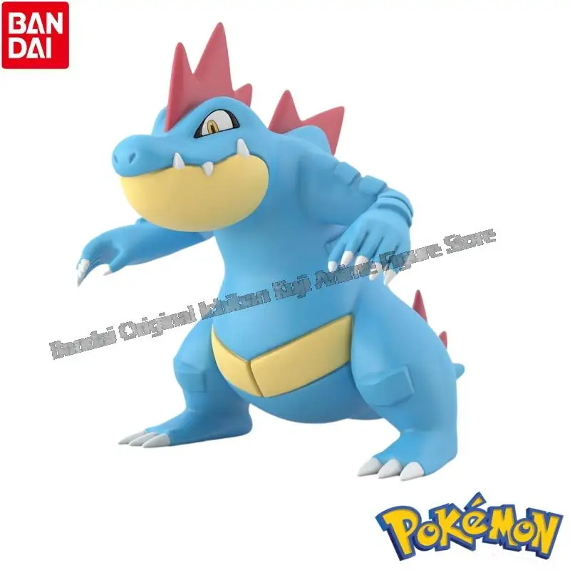 

In Stock Bandai Model Doll Brand New Boxed Pokemon Sw Feraligatr Anime Characters Original Garage Kit Collectible Action Figure