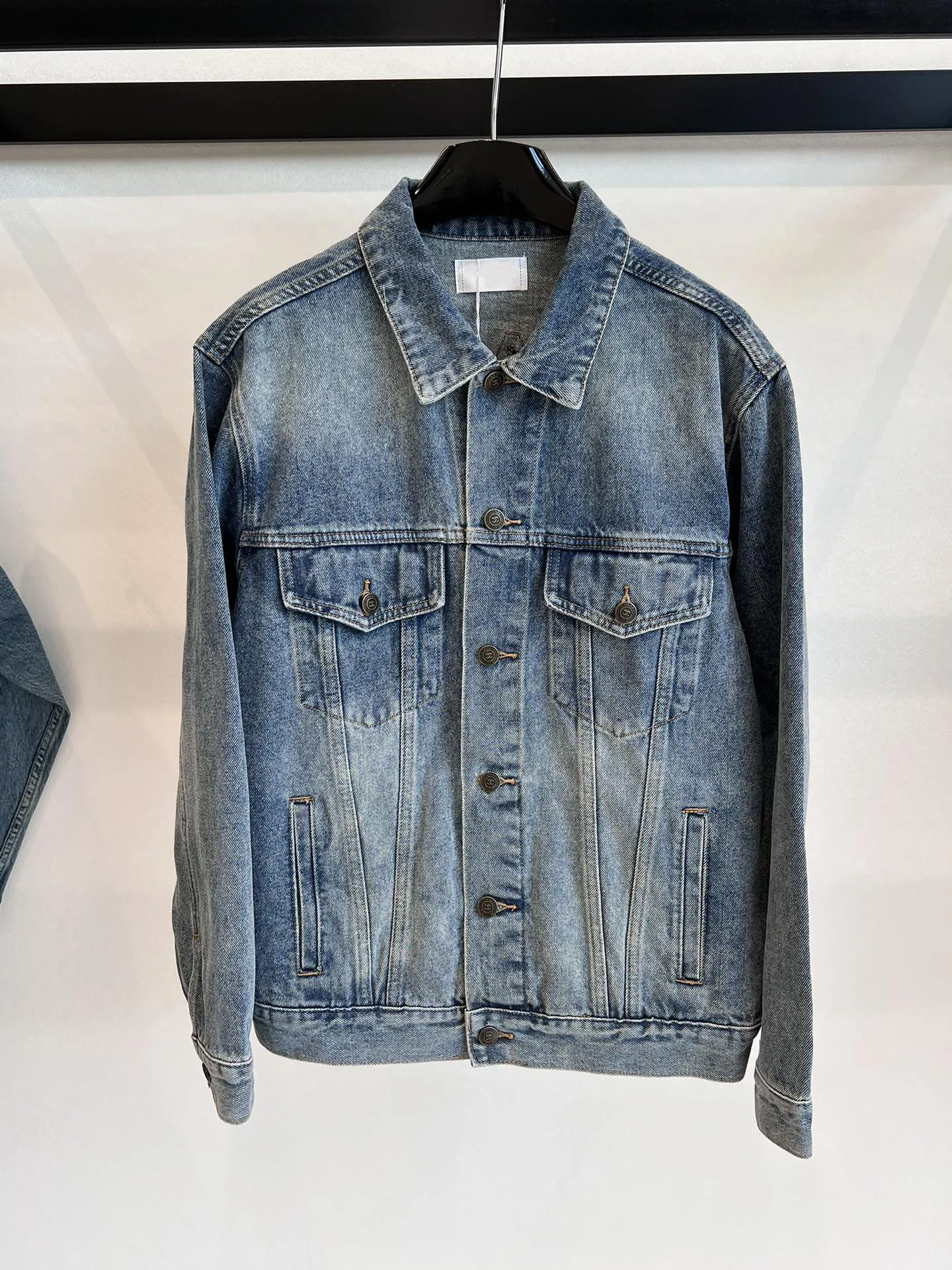 Men and Women's Y2K Loose Denim Coat, Handsome Wearsimple Jacket, The Same Top, The Same Top, Clothing Trend, Autumn, 2024