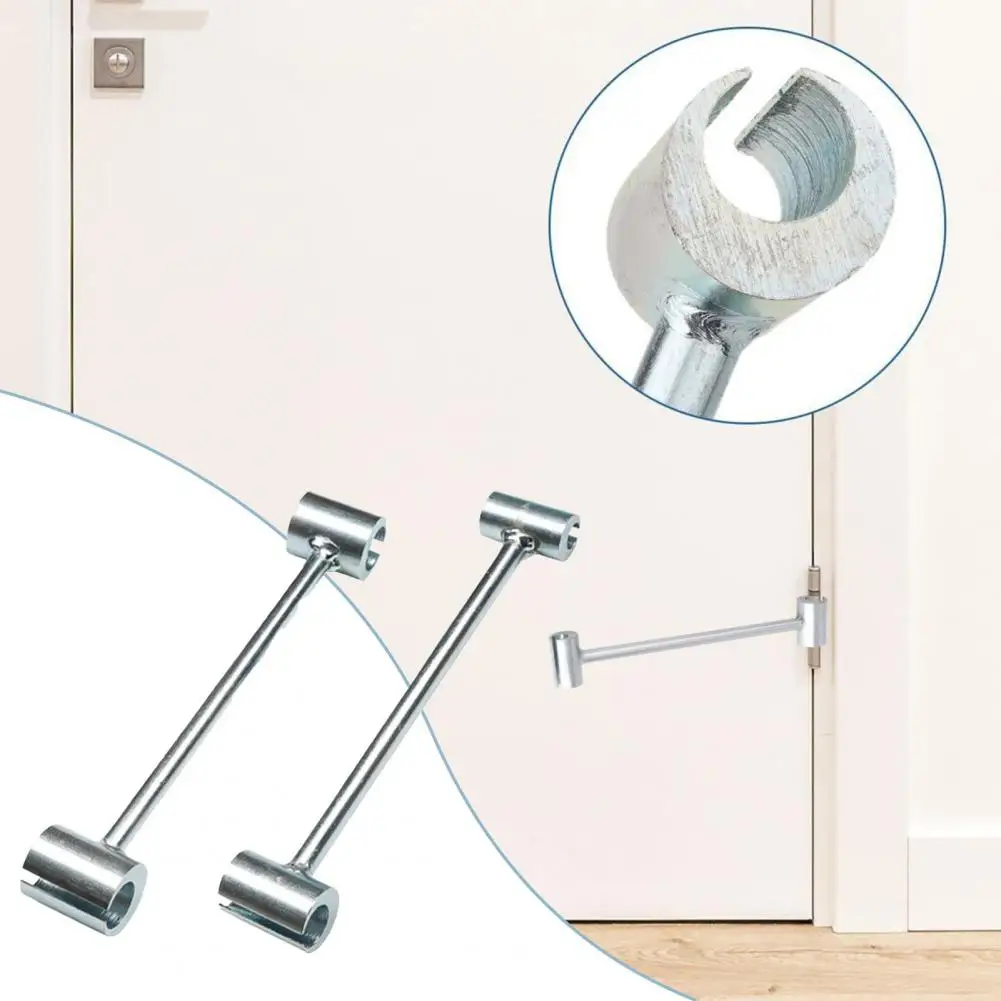 Door Hinge Wrench 1/2pcs Door Hinge Adjustment Tool Set Heavy Duty Alloy Steel Wrench Flag Shaped Hinge Gap Repair for 8-25mm