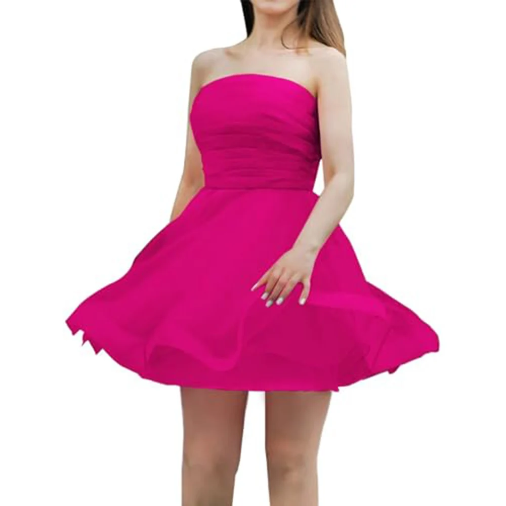 여자의 미니 웨딩 드레스 A 라인 칼집 신부 들러리 해변 휴가 휴가 칵테일 파티를위한 등이없는 짧은 웨딩 드레스