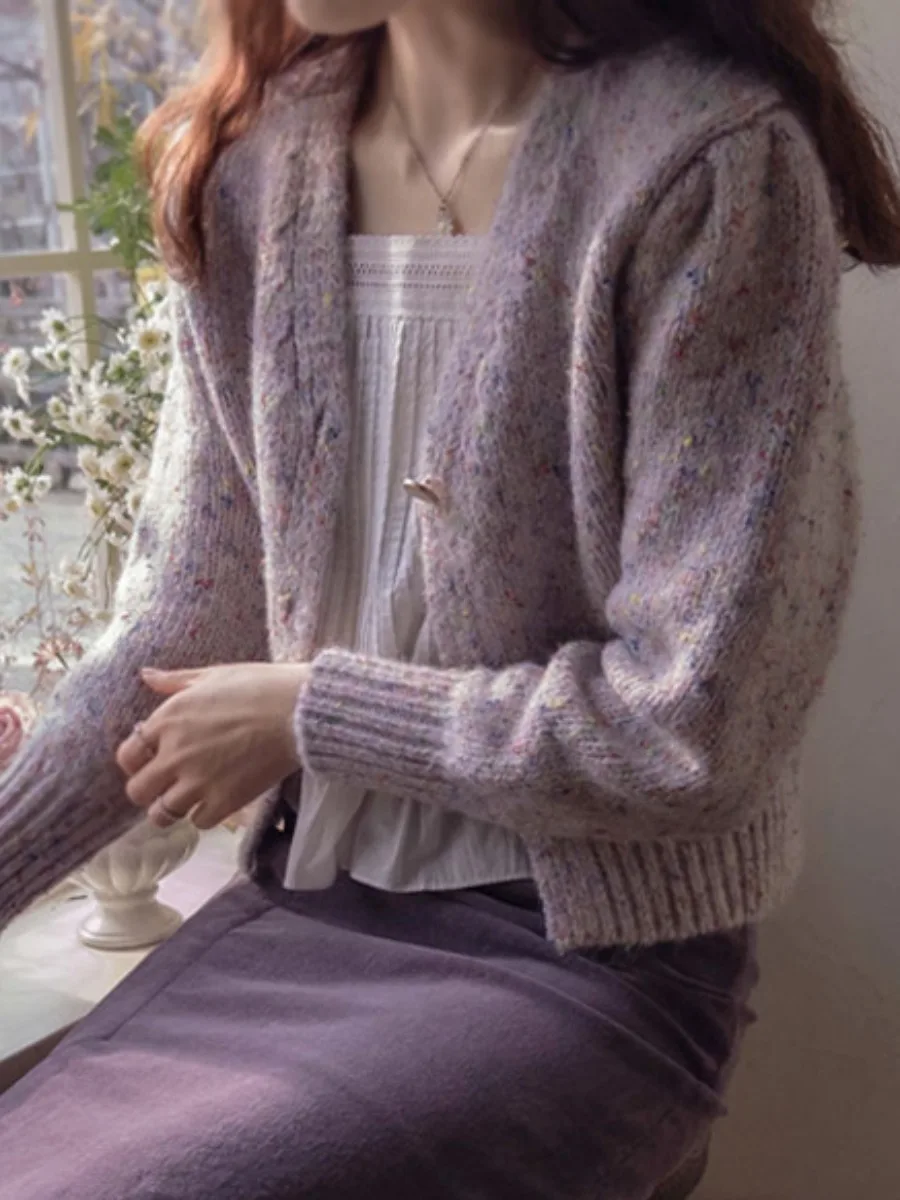 Cardigan a bottone singolo V-Ne lavorato a maglia slim fit da donna di inizio primavera Camere morbido lungo Sve Casual Sle caldo e traspirante