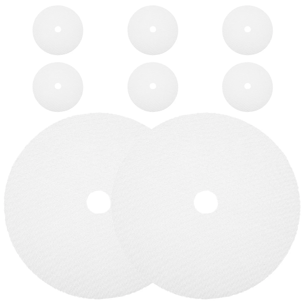 

8pcs Silicone Dehydrator Sheets Round 33cm Non-Stick Reusable Food Drying Mats for Jerky Fruit Trays Accessories Dehydrator