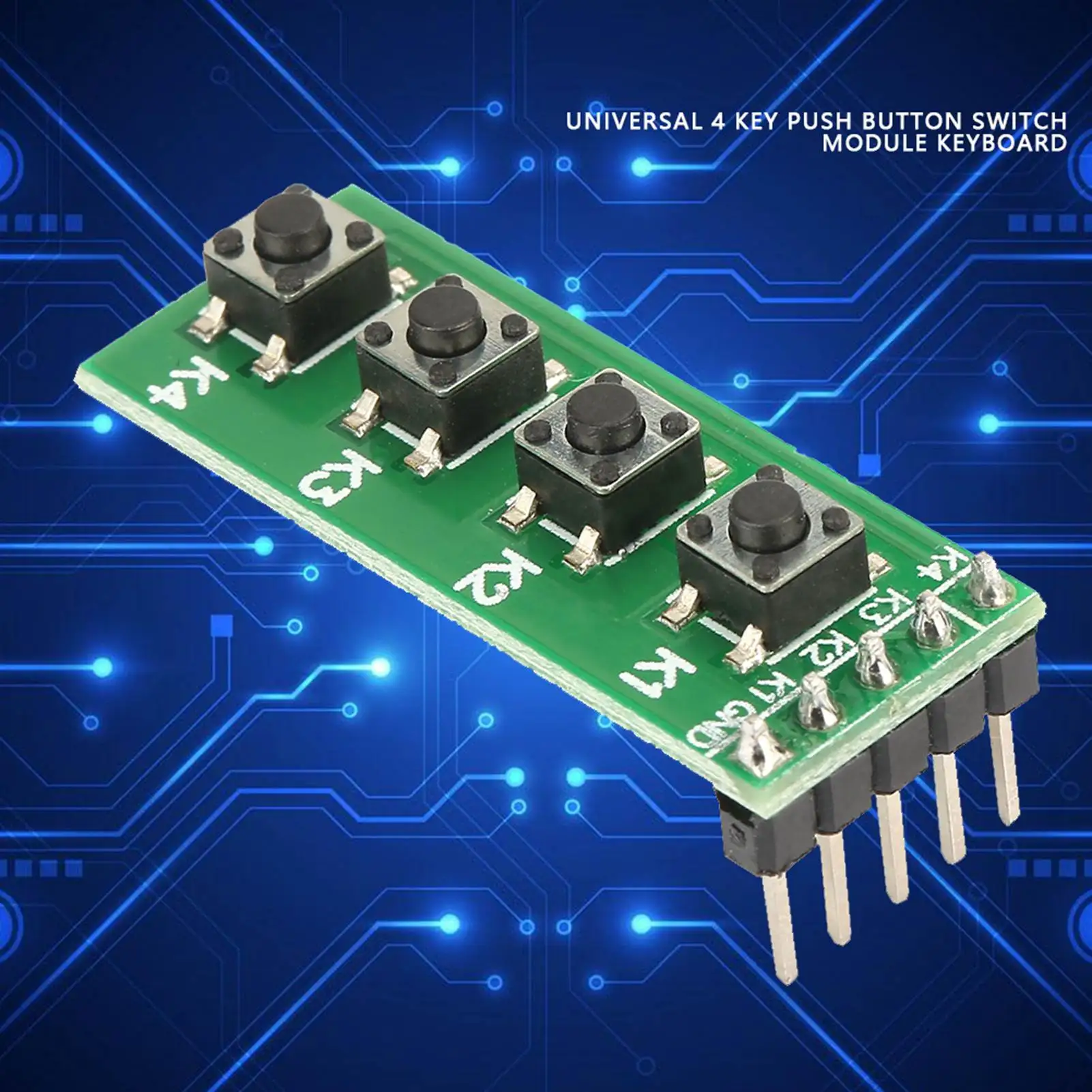 Push Button  Module 4 Button Key Module  4 Key Push Button  Module Keyboard Board