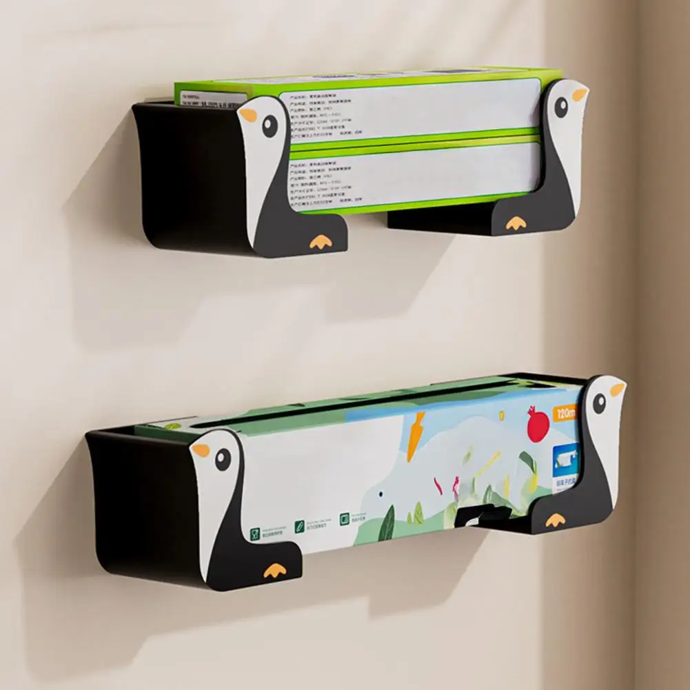 

Wall-mounted Storage Organizer Durable Kitchen Storage Solution Adjustable Tissue Paper Dispenser for Kitchen Bathroom Wall