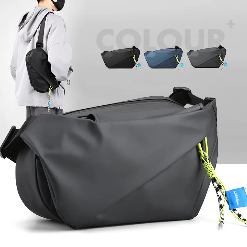 New Popular Boys Breast Bag Casual Sports Messenger Bag Fashion Street Trend Shoulder Men's Bag