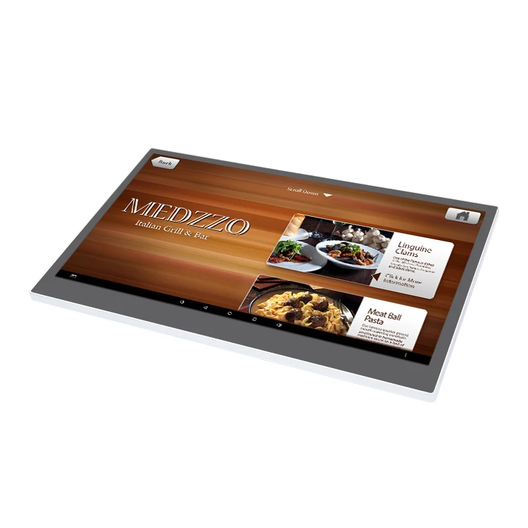 2026Portworld Commercial All in One Android RJ45 Capacitive Screen Kiosk POE 15.6