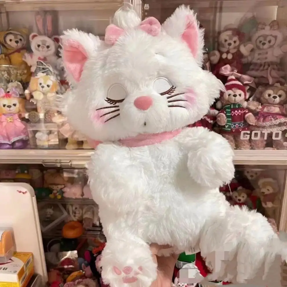 Marie Cat peluche bambola The Aristocats Cartoon Sleepy Face Marie Bow Plushies Doll Soft farcito Marie Cat Animal regali per bambini