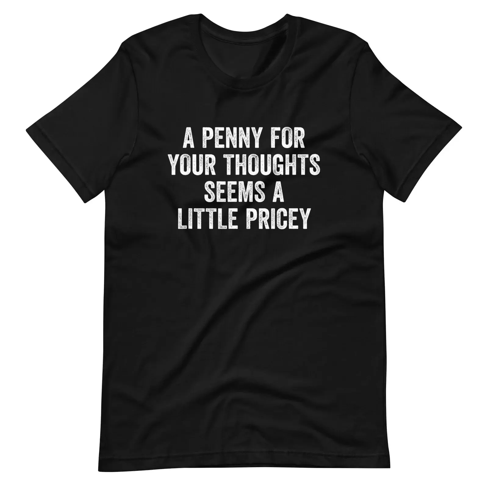 A Penny For Your Thoughts Seems A Little Pricey Unisex t-shirt