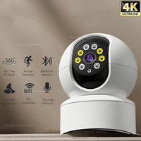 Mini Wifi Camera 360° Indoor Monitor Wireless High-definition Full-color Night Vision Two-way Audio Multiple Viewer Cam