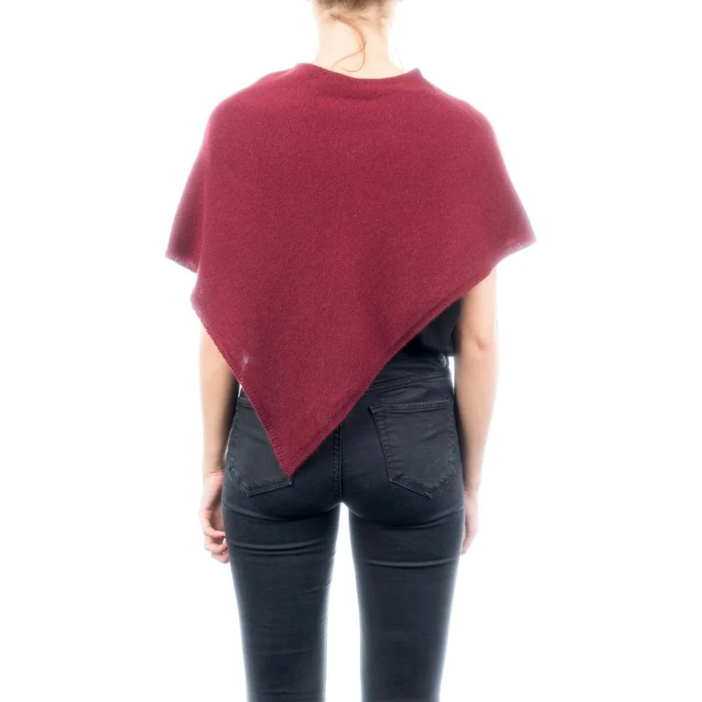 Dalle Piane Cashmere - Short poncho 100% cashmere - Made in Italy
